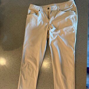 lululemon ABC Slim-Fit Pants 32W 34L - Tan